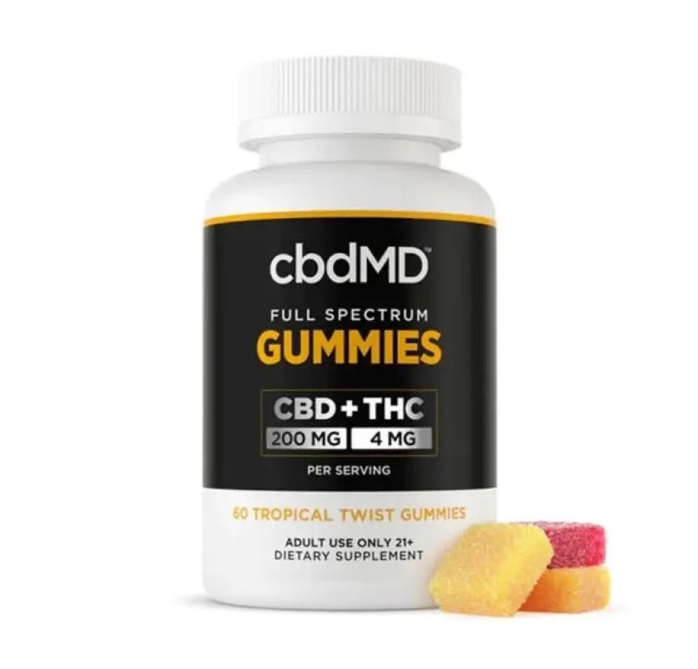 CBD MD Full Spectrum Gummies Tropical Twist 6.000mg 60 gummies